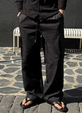 Banding Rustle Cargo Wide Pants