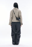 Boyle minimal leather jacket
