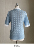 Lyrichell Collar Cable Knit
