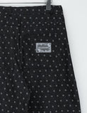 Dubki Dot Pintuck String Denim Pants