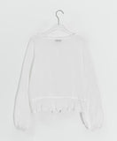Kemba Ribbon Frill Lace Blouse