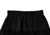 Buro Frill Banding Balloon Midi Skirt