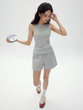 W Basic Slim Sleeveless Top
