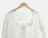 Adam Lace Square Blouse