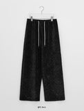 Kyot Velvet Dot Banding Wide Pants