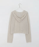 Nakona Net Crop Hood Cardigan