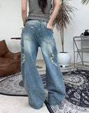 Dekai Curved Destroyed Jeans