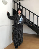 Kitsch Star Check Patch Two-Way Hood Zip-Up