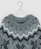 Belhi Hairy Nordic Over Round Knit