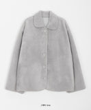 Minto collar fleece mustang jacket