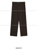 Minimal Belt Pintuck Slacks