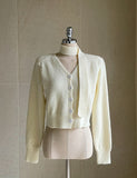 Rasche V-neck ribbed tie cardigan