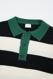Junior rugby over knit collar shirt