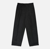 Low Adjust Cotton Two Tuck Slacks