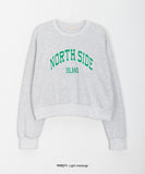 Quivn Lettering Cropped Sweatshirt