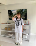 Muri Mesh Nylon Wrinkle Banding Pants