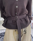 Eron Belt Loose Cardigan
