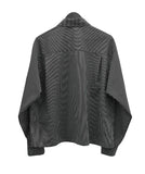 (unisex) Ramic Stripe Crop Shirt