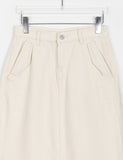 Munnell brushed pocket long skirt