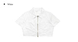 Kaza two way short sleeve shirt jacket