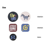 [SET]GRAVER COZY PIN BUTTON BADGE