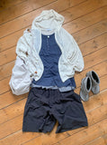 Katarzy Punching Knit Hood Zip-Up