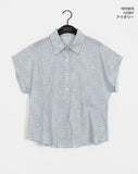 Sonnel Check Roll-Up Short Sleeve Shirt