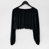 Maya Shirring Bolero Cardigan