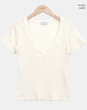 Pton Deep V-Neck Short Sleeve T-shirt