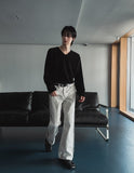 Void Dirty Washed Flare Denim Pants