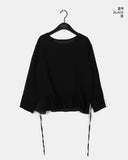 Harsh See-through Frill Strap Layered Blouse