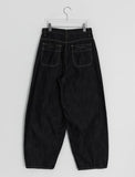 Silin Cut Balloon Wide Denim Pants