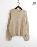 [Wool 20] Chabot Cozy Alpaca Round Knit Cardigan