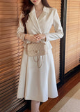 Knops Tailored Collar Flare One Piece