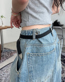 Leos Pintuck Balloon Denim Pants
