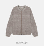 Cents round zip-up cardigan