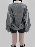 Det Collar Washing Sweatshirt