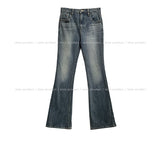 Eni slim half-low bootcut pants