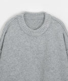 Milto Hairy Round Wool Knit