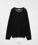 [unisex] Nendip Daisy Punching Over Knit