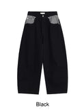 Heid Check Layered Balloon Pants