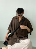 Komori open short sleeve shirt