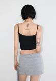 DRAPE TAIL MINI SKIRT