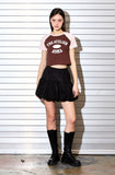 AubeA Crop Raglan Tee