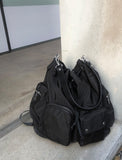 Dicka Nylon Pocket Multi-Shoulder Bag Backpack