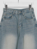 [unisex] Nabobo Washing Balloon Wide Denim Pants