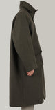 maxi Balmacaan coat