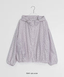 Olben Summer Flower Hood Wind Jumper