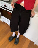 Movic Banding Pintuck Cargo Bermuda Pants