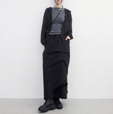 Riffen reverse slit T-shirt